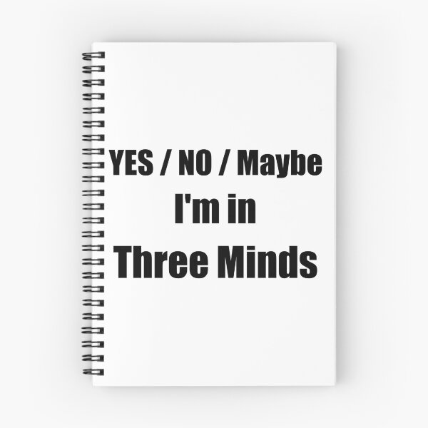 Item preview, Yes No Maybe I'm in Three Minds Text designed and sold by stuartsemporium.