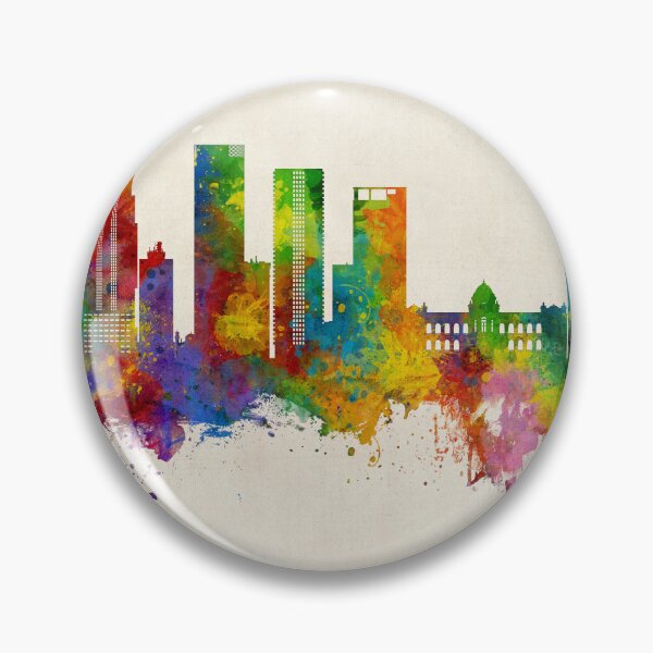 Item preview, Dhaka Bangladesh Skyline designed and sold by ArtPrints.