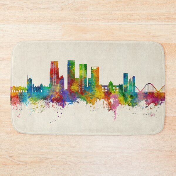 Item preview, Dhaka Bangladesh Skyline designed and sold by ArtPrints.