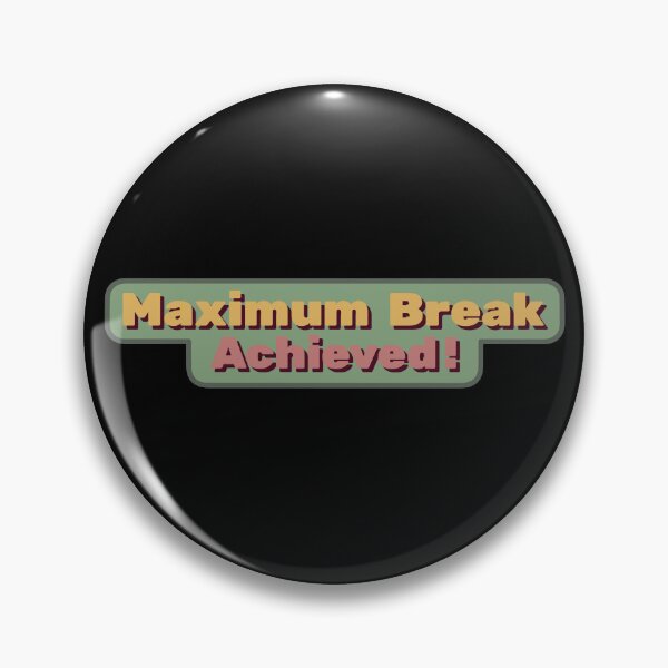 Item preview, Maximum Break Achieved Sticker designed and sold by Cue-.