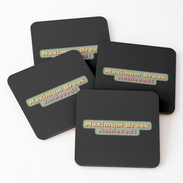 Item preview, Maximum Break Achieved Sticker designed and sold by Cue-.