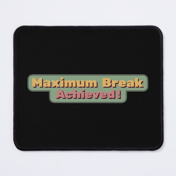 Item preview, Maximum Break Achieved Sticker designed and sold by Cue-.