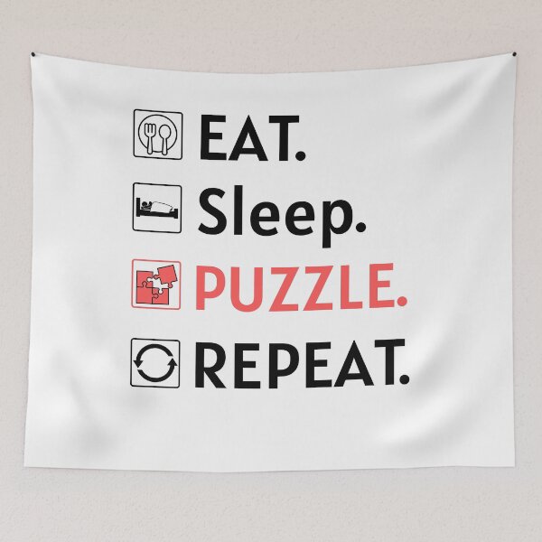 Item preview, Eat Sleep Puzzle Repeat designed and sold by dr-tars.