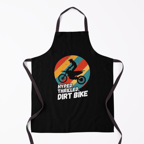 Item preview, Hyped, Thrilled, Dirt Bike - Motorcycle Silhouette designed and sold by rattob.