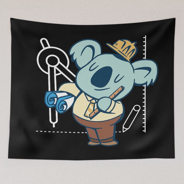 Item preview, Koala Engineer - Koala designed and sold by YueHeng Creates ⭐⭐⭐⭐⭐.
