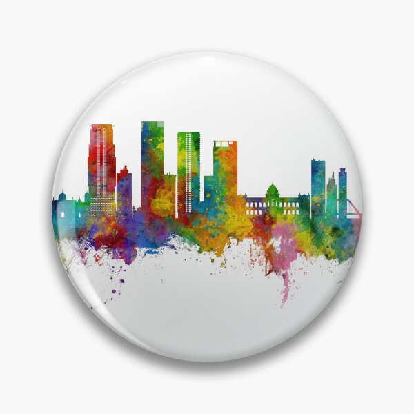 Item preview, Dhaka Bangladesh Skyline designed and sold by ArtPrints.