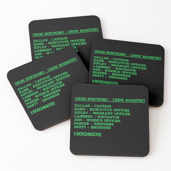 Item preview, The Doomed Crew Manifest designed and sold by McPod.