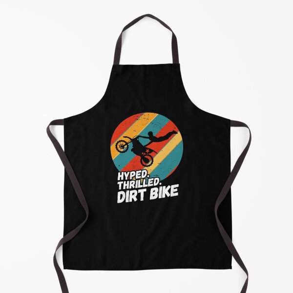 Item preview, Hyped, Thrilled, Dirt Bike - Motorcycle Silhouette designed and sold by rattob.