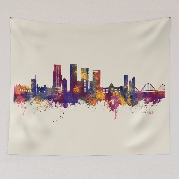 Item preview, Dhaka Bangladesh Skyline designed and sold by ArtPrints.