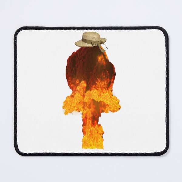 Item preview, Nuclear Explosion with Straw Hat designed and sold by dino8.