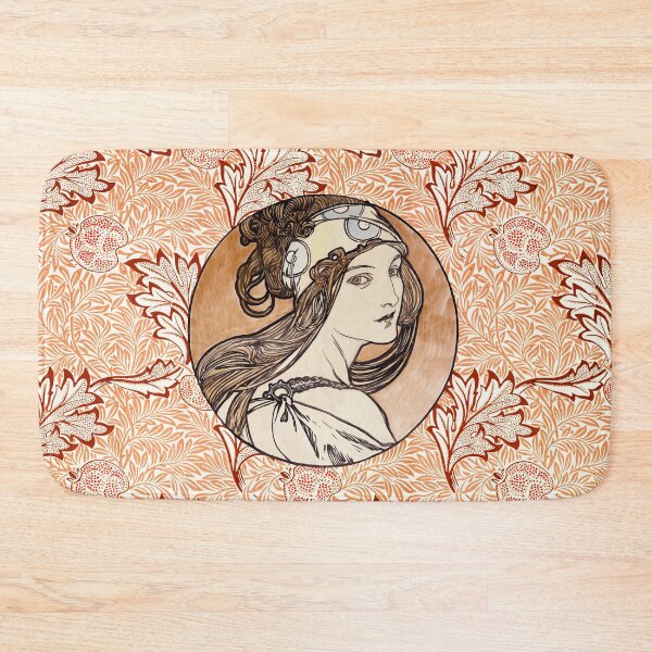 Item preview, Stained glass art of the Fouquet boutique by Alphonse Mucha designed and sold by see-the-fox.