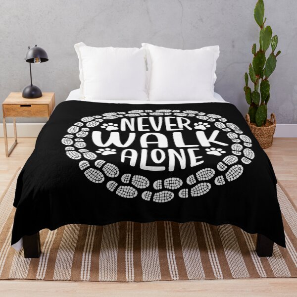 Item preview, Never Walk Alone Pet Dog Hiking Quote designed and sold by ambaart.