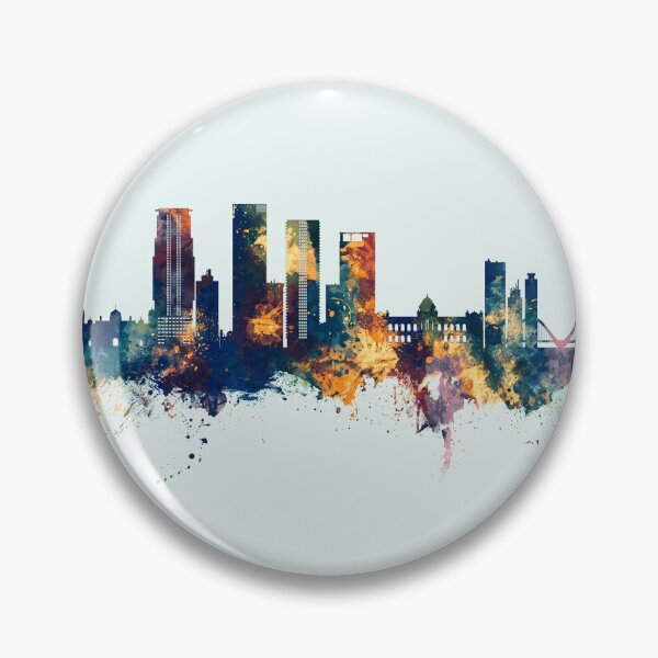 Item preview, Dhaka Bangladesh Skyline designed and sold by ArtPrints.