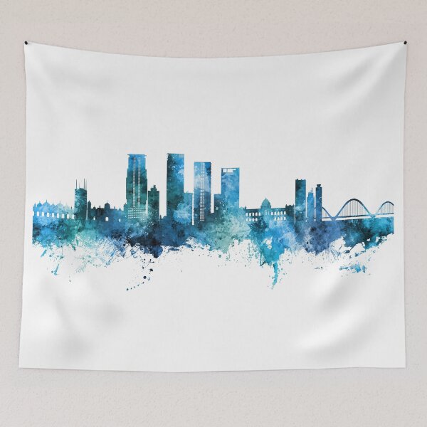 Item preview, Dhaka Bangladesh Skyline designed and sold by ArtPrints.