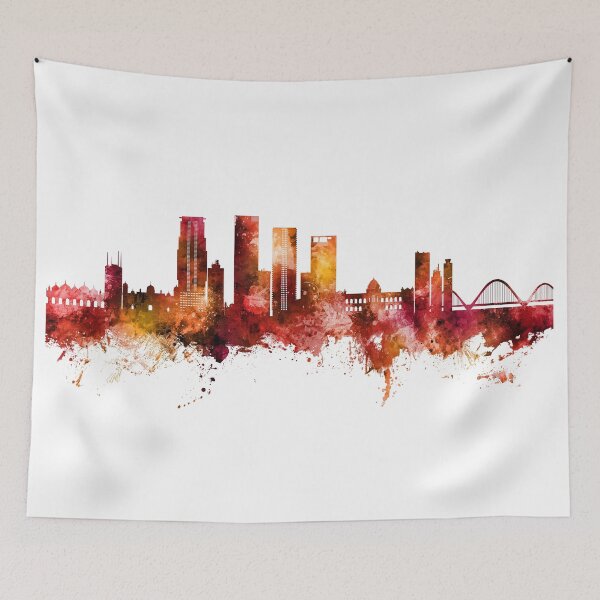 Item preview, Dhaka Bangladesh Skyline designed and sold by ArtPrints.