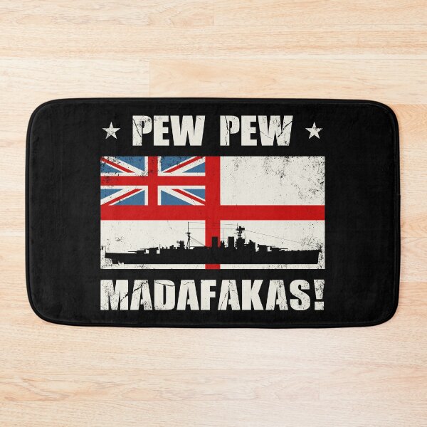 Item preview, Pew Pew Madafaka's HMS HOOD designed and sold by NicGrayGraphic.