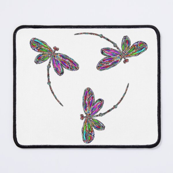 Item preview, Neon Trinity Dragonflies designed and sold by lyndseyart.
