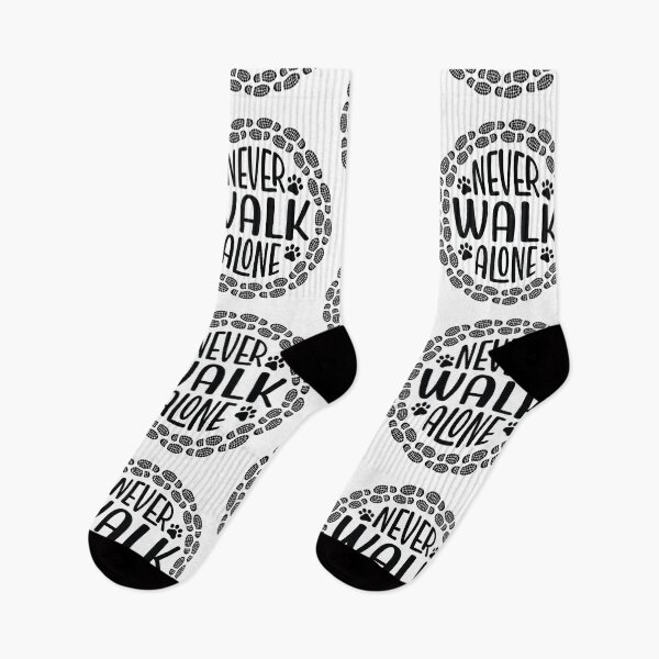 Item preview, Never Walk Alone Pet Dog Hiking Quote designed and sold by ambaart.