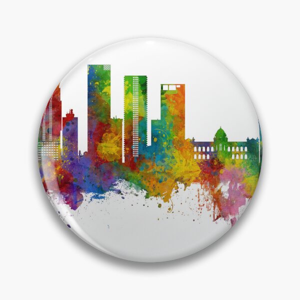 Item preview, Dhaka Bangladesh Skyline designed and sold by ArtPrints.
