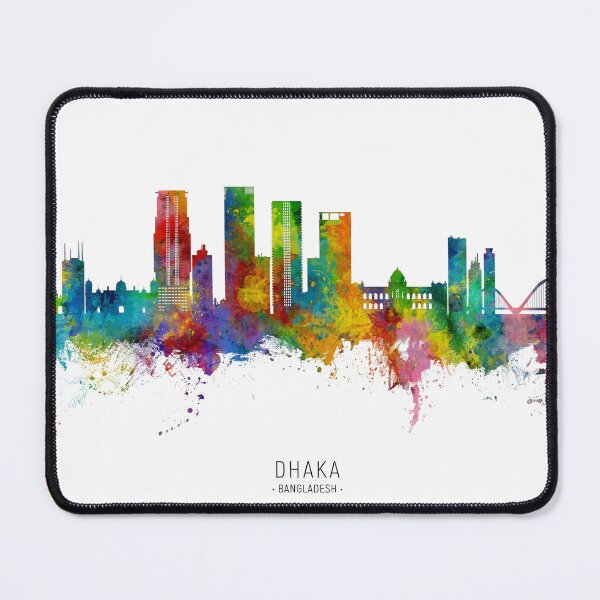 Item preview, Dhaka Bangladesh Skyline designed and sold by ArtPrints.