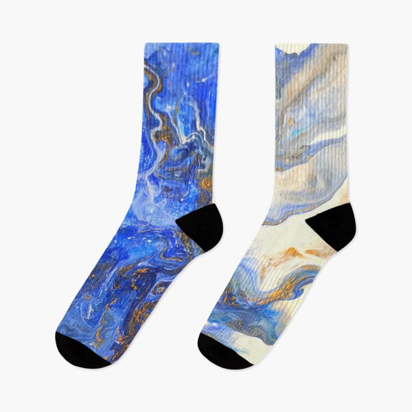 Item preview, Blue Pour Art with Texture | Bronze Highlights | About Fluid Art designed and sold by JillyJ05.