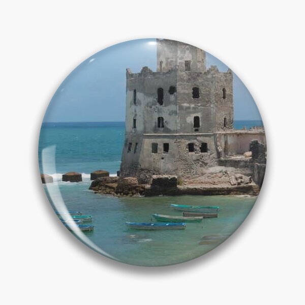 Item preview, View of the beach from an abandoned hotel in Mogadishu. designed and sold by VintageSomalia.