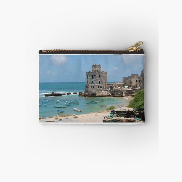 Item preview, View of the beach from an abandoned hotel in Mogadishu. designed and sold by VintageSomalia.
