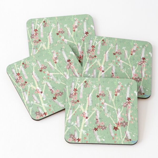 Item preview, Sweet Fields of Green, Artwork, Beautiful, Pretty, Floral designed and sold by MDBespokeArt.