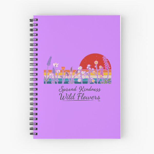 Item preview, Vintage Sunset Spread Kindness Like Wildflowers Gift for Flowers Lover, Girl designed and sold by OUSSAMAVIP.