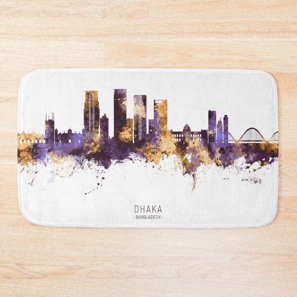 Item preview, Dhaka Bangladesh Skyline designed and sold by ArtPrints.