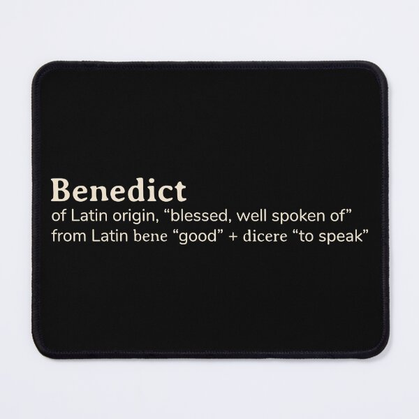 Item preview, Benedict name etymology designed and sold by YourNameStory.