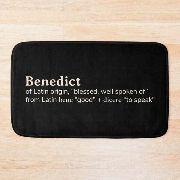Item preview, Benedict name etymology designed and sold by YourNameStory.