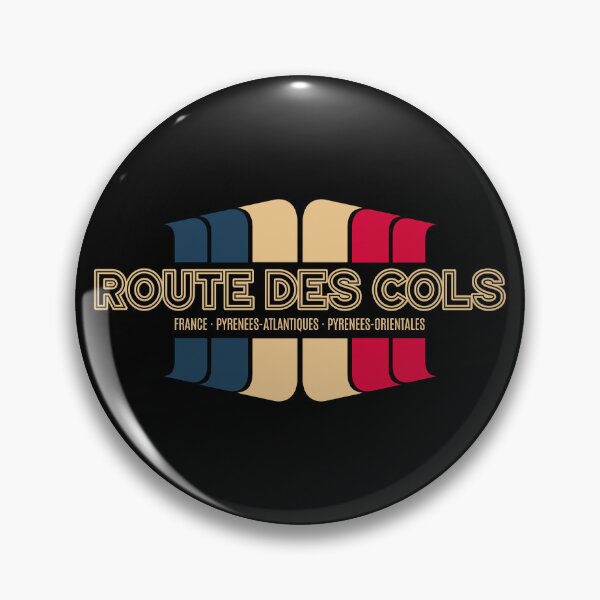 Item preview, Route des Cols Pyrénées France Retro Tee Design 2022 designed and sold by ROADTROOPER.