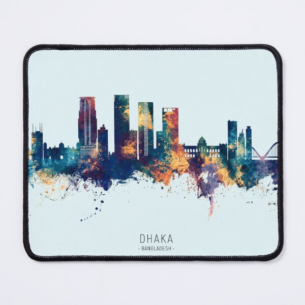 Item preview, Dhaka Bangladesh Skyline designed and sold by ArtPrints.