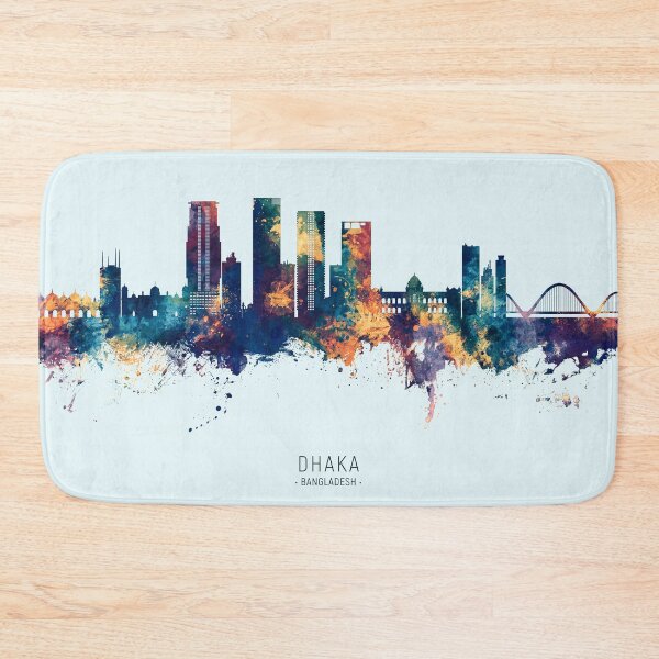Item preview, Dhaka Bangladesh Skyline designed and sold by ArtPrints.
