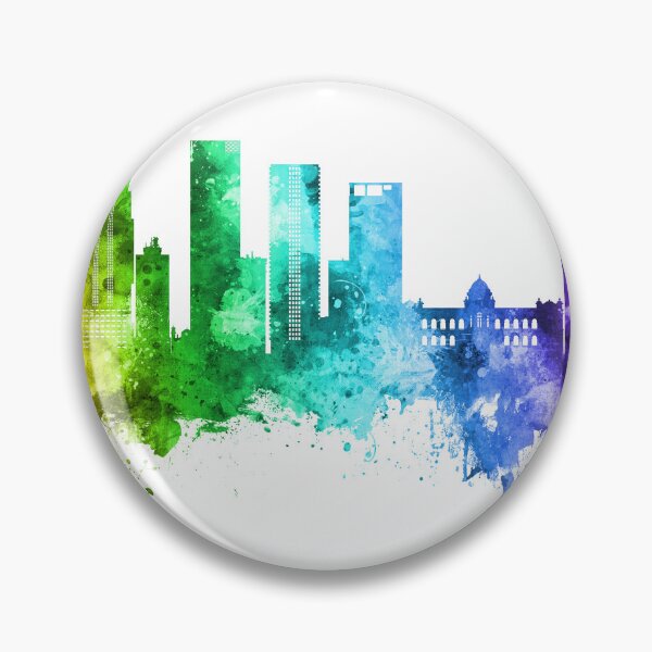Item preview, Dhaka Bangladesh Skyline designed and sold by ArtPrints.