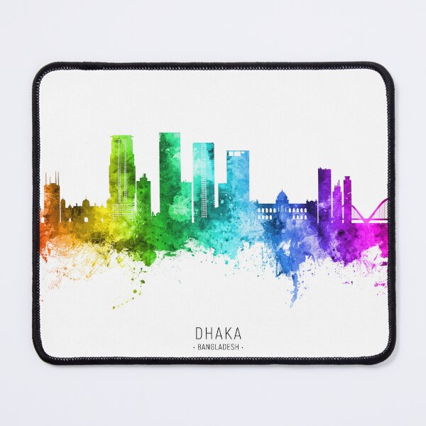 Item preview, Dhaka Bangladesh Skyline designed and sold by ArtPrints.