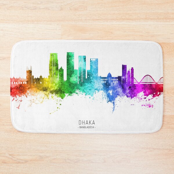 Item preview, Dhaka Bangladesh Skyline designed and sold by ArtPrints.