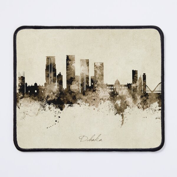 Item preview, Dhaka Bangladesh Skyline designed and sold by ArtPrints.