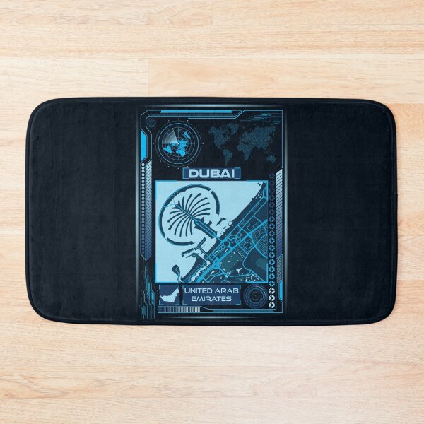 Item preview, DUBAI MAP UAE designed and sold by hatimelhag.