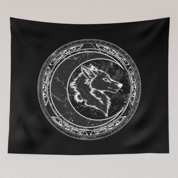 Item preview, wolf moon designed and sold by NicGrayGraphic.