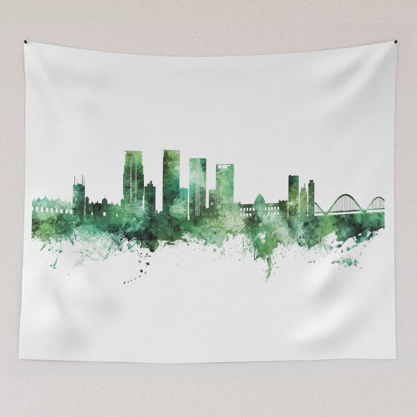 Item preview, Dhaka Bangladesh Skyline designed and sold by ArtPrints.