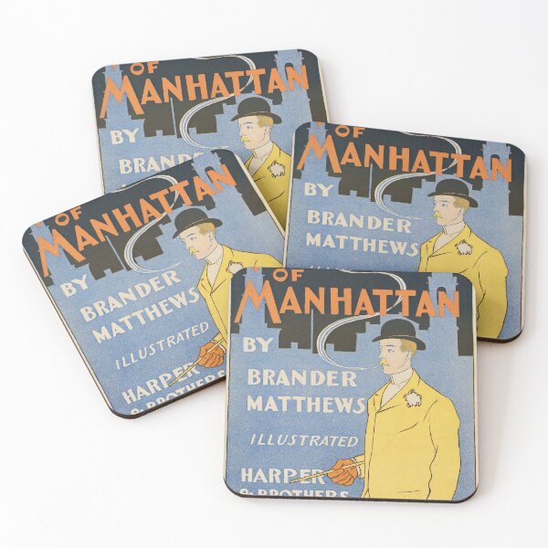 Item preview, Vignettes Of Manhattan | American vintage posters designed and sold by POSTERAMALA.