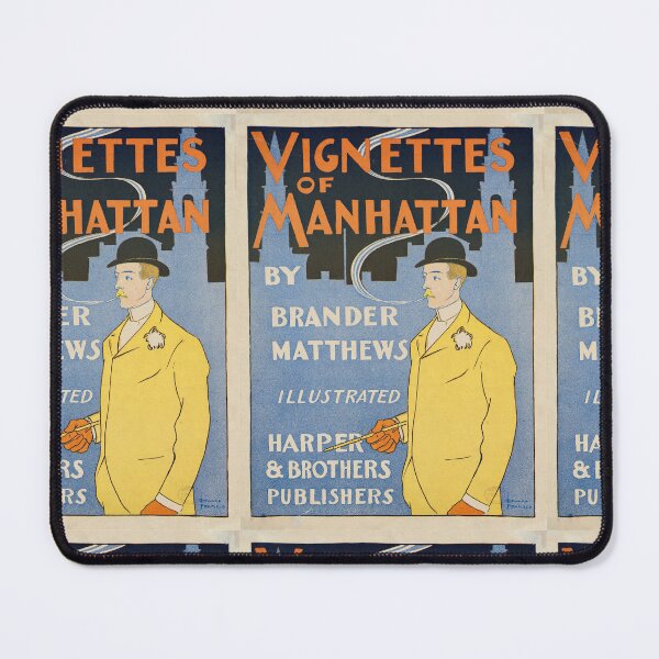 Item preview, Vignettes Of Manhattan | American vintage posters designed and sold by POSTERAMALA.