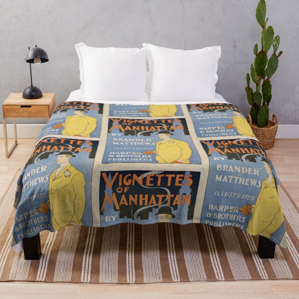 Item preview, Vignettes Of Manhattan | American vintage posters designed and sold by POSTERAMALA.