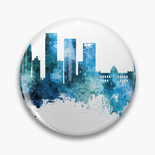 Item preview, Dhaka Bangladesh Skyline designed and sold by ArtPrints.