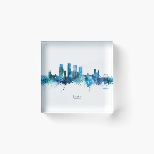 Item preview, Dhaka Bangladesh Skyline designed and sold by ArtPrints.