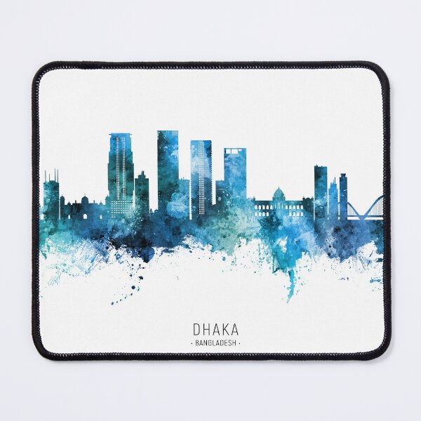 Item preview, Dhaka Bangladesh Skyline designed and sold by ArtPrints.
