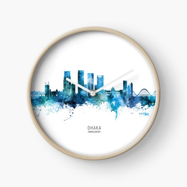 Item preview, Dhaka Bangladesh Skyline designed and sold by ArtPrints.