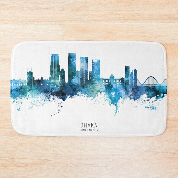 Item preview, Dhaka Bangladesh Skyline designed and sold by ArtPrints.